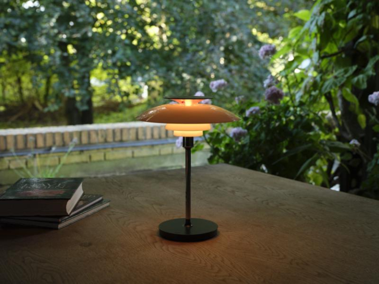 Louis Poulsen PH80 oplaadbare tafellamp Opal White/White
