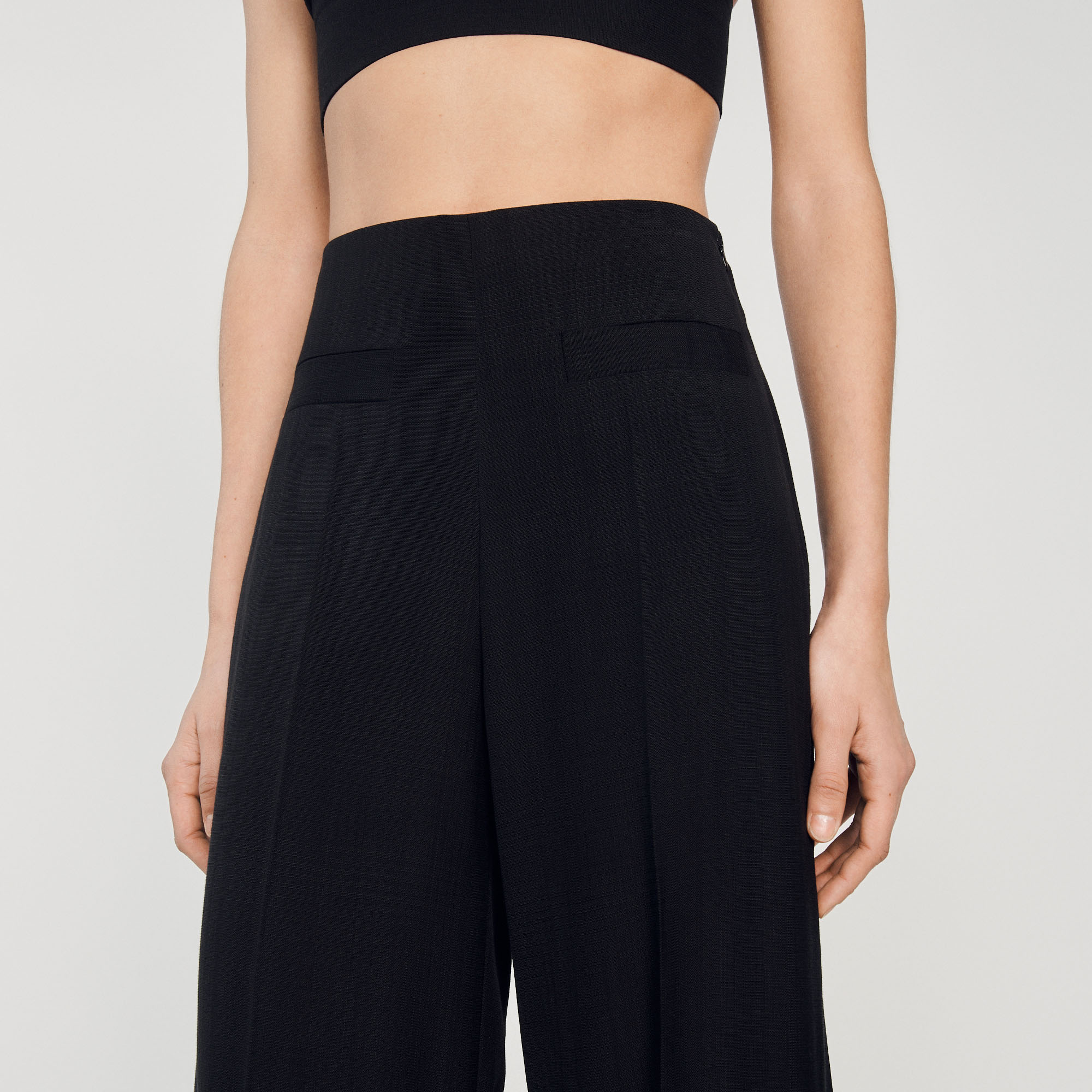 Pantalon jambe large