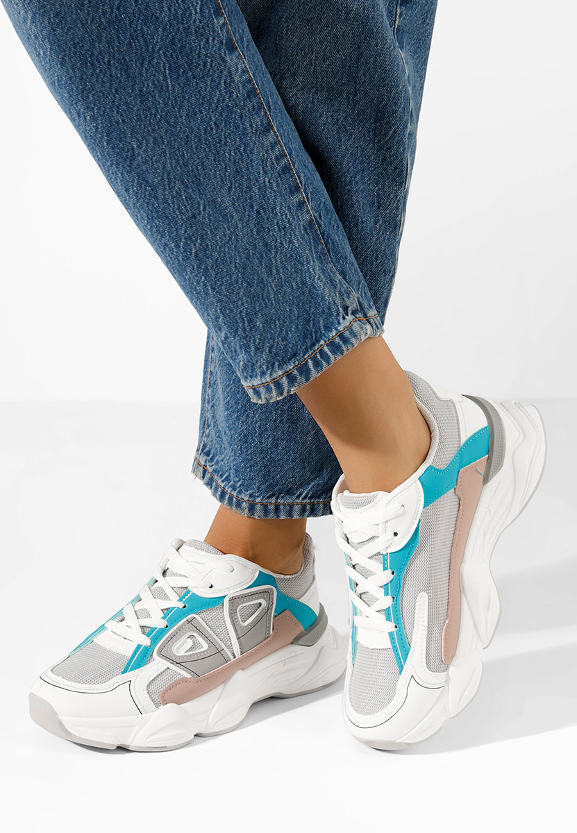 Baskets pour femme blancs Asora