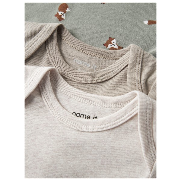 Name it - Kid's Body L/S Fox 3-Pack - Sous-vêtement
