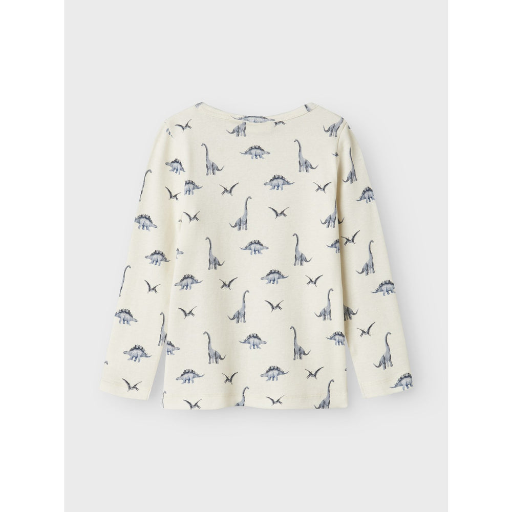 Køb Lil'Atelier Turtledove Dino Geo Avu Slim Bluse