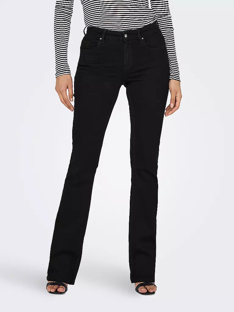 ONLY Jeans Bootcut ONLBLUSH  schwarz