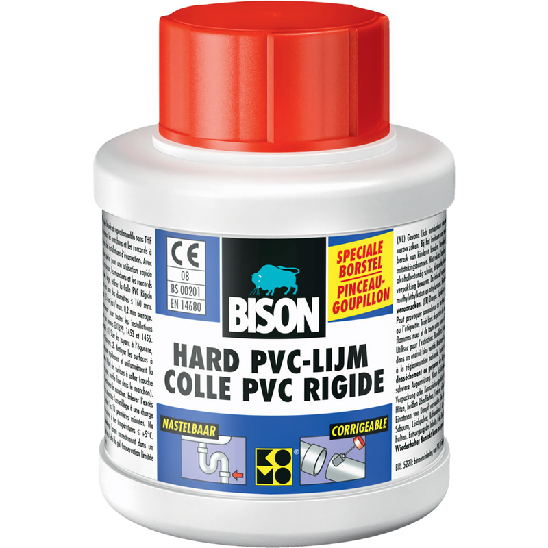 Bison hard PVC lijm 250ml