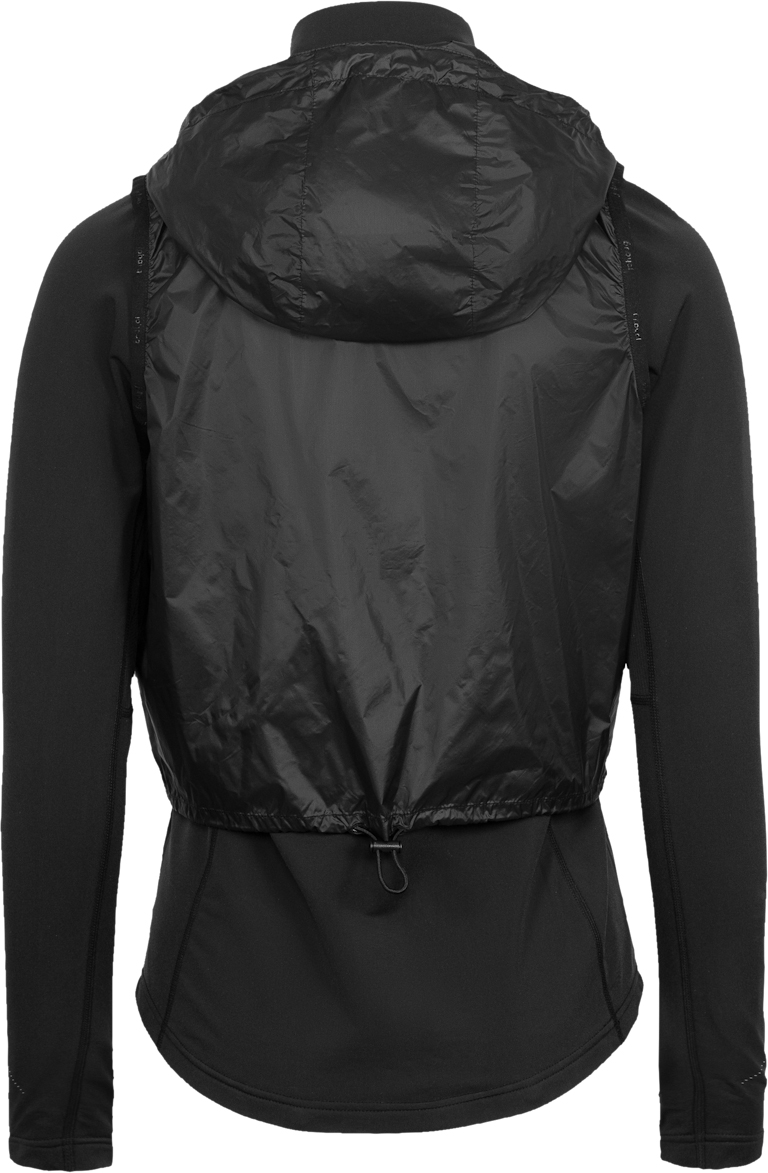 Discipline 2-in-1 Hybrid Running Jacket Dame Black