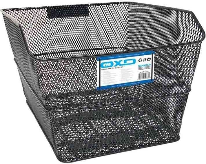 OXC Mand Achter Draad - Zwart - Staal - 34 Liter