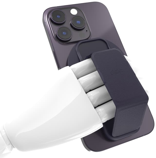 CLCKR MagSafe greb til mobiltelefon (Dark Purple)