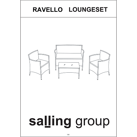 Ravello loungesæt - Natur