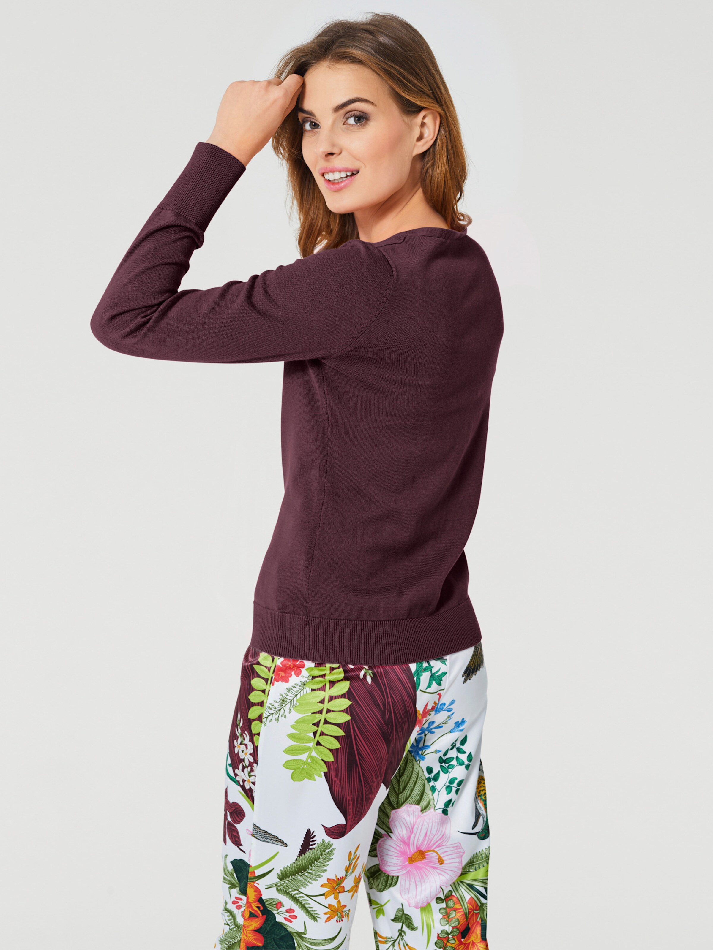 Feinstrickjacke