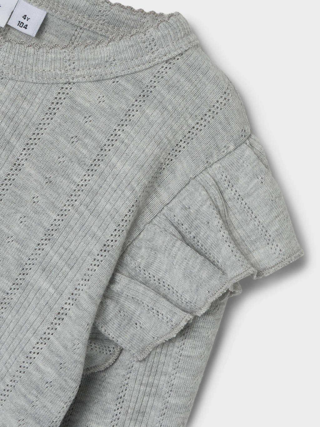 NAME IT longsleeve grijs melange