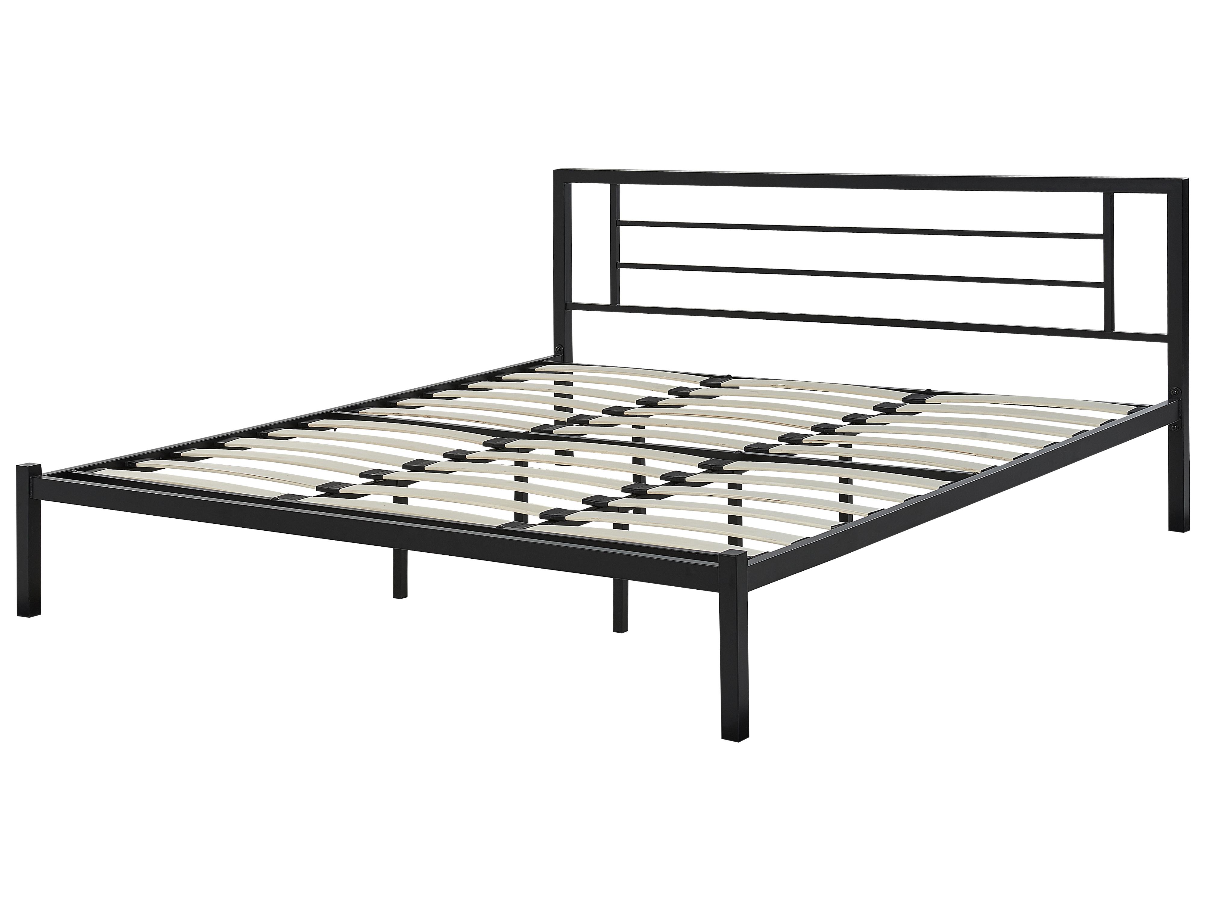 Bed Metaal CUSSET 180 x 200 cm Zwart