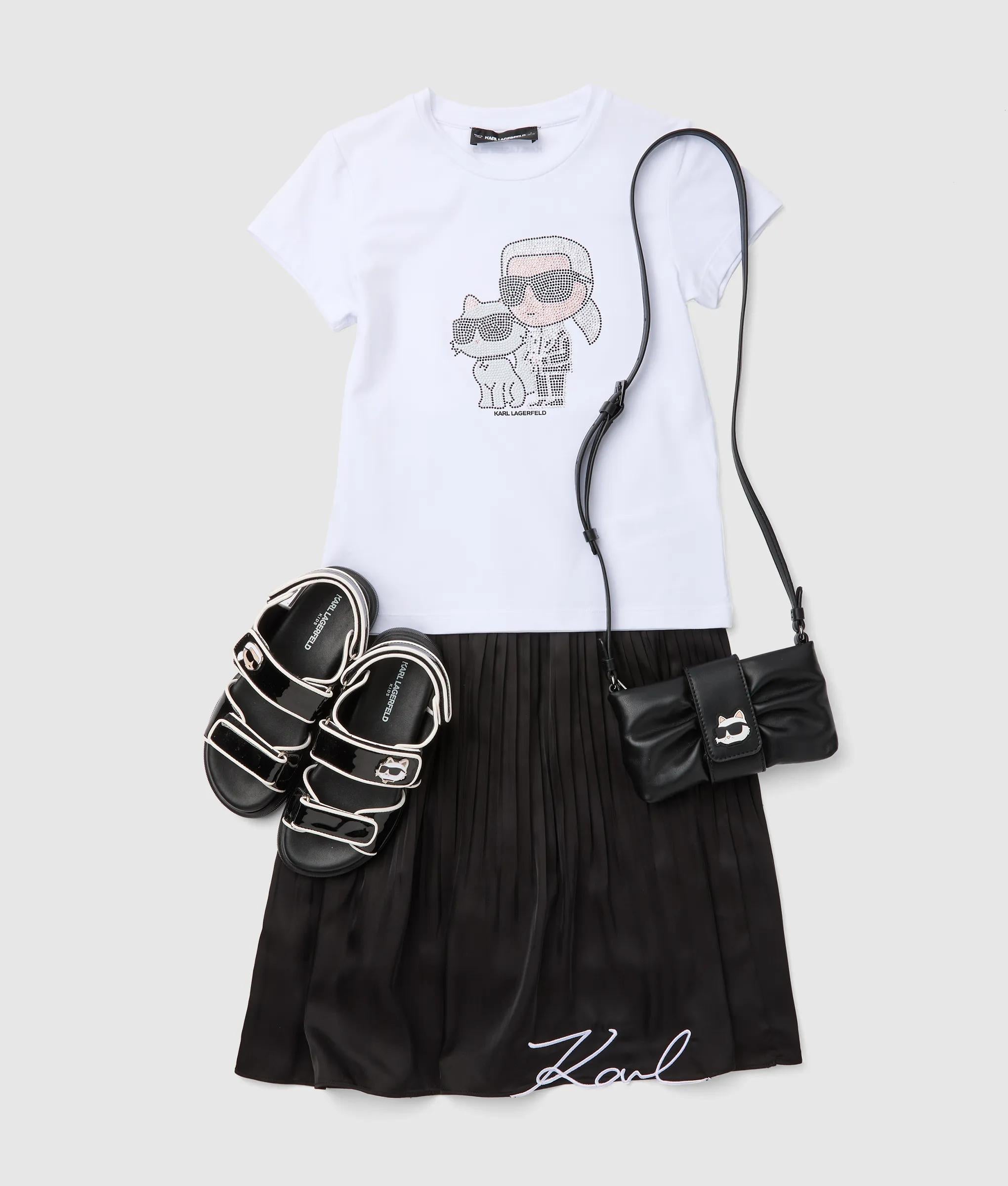 Meisjes Ikon Choupette strass t-shirt