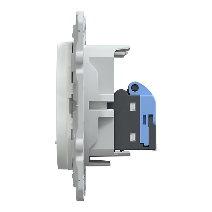Prise RJ45 grade 3 cat 6 STP réseaux VDI Schneider Electric Ovalis blanc