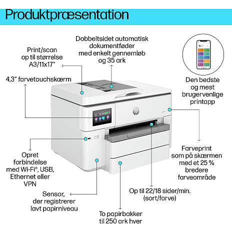 HP OfficeJet Pro 9730E All-in-One printer