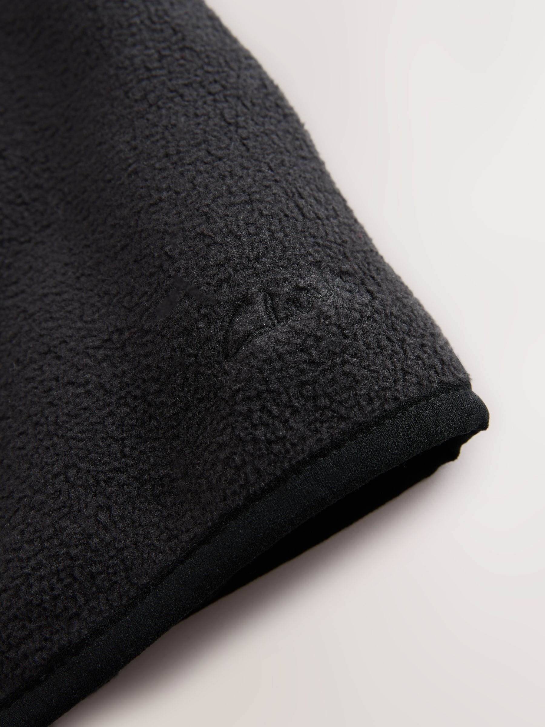 Zwart - Clarks uniseks fleece met rits