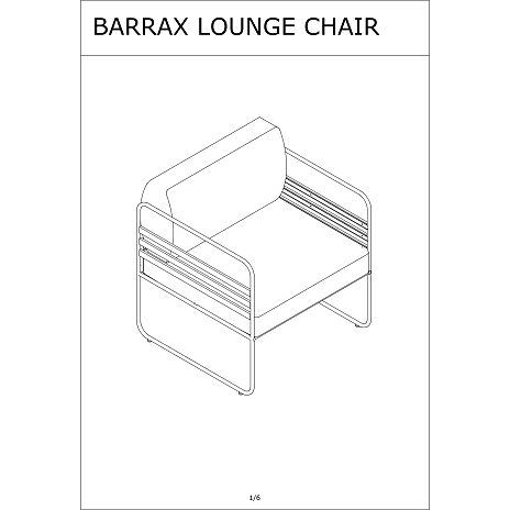 Barrax 2 stk. loungestol af akacietræ