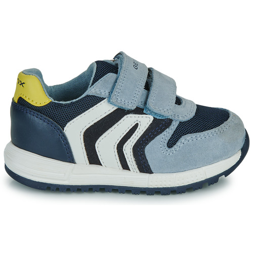 Geox - B ALBEN BOY - Bleu / Marine / Lime