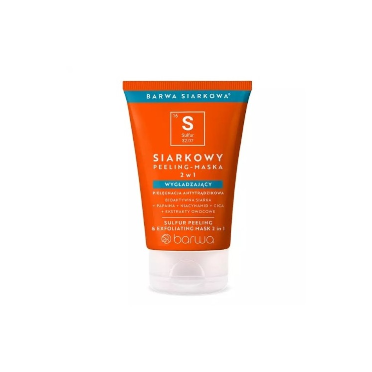 Barwa Sulphur Anti-Akne- Peeling - Maske 2in1 120 ml