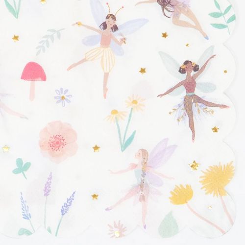 Meri meri servetten fairy - large - 16st