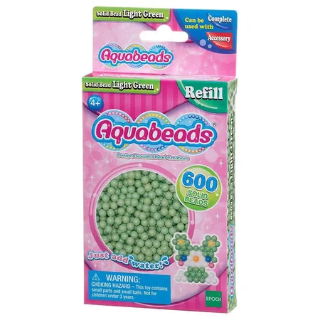 Aquabeads Hellgrüne Perlen, 600 Stück