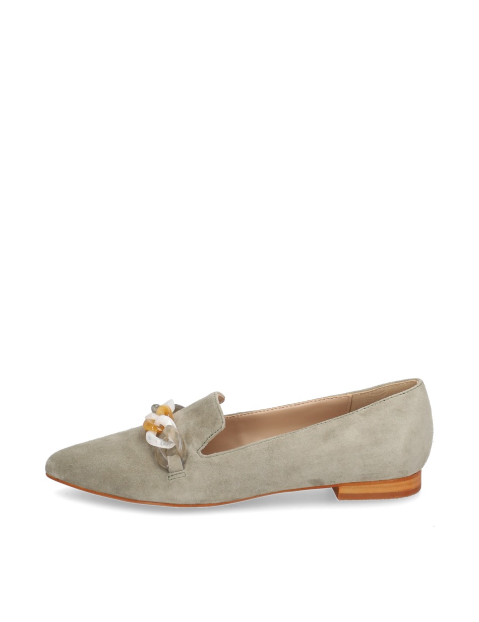 Veloursleder Slipper klassisch
