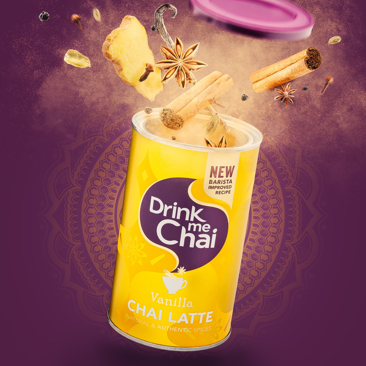 Drink Me Chai Vanilla chai latte bus 250 gr