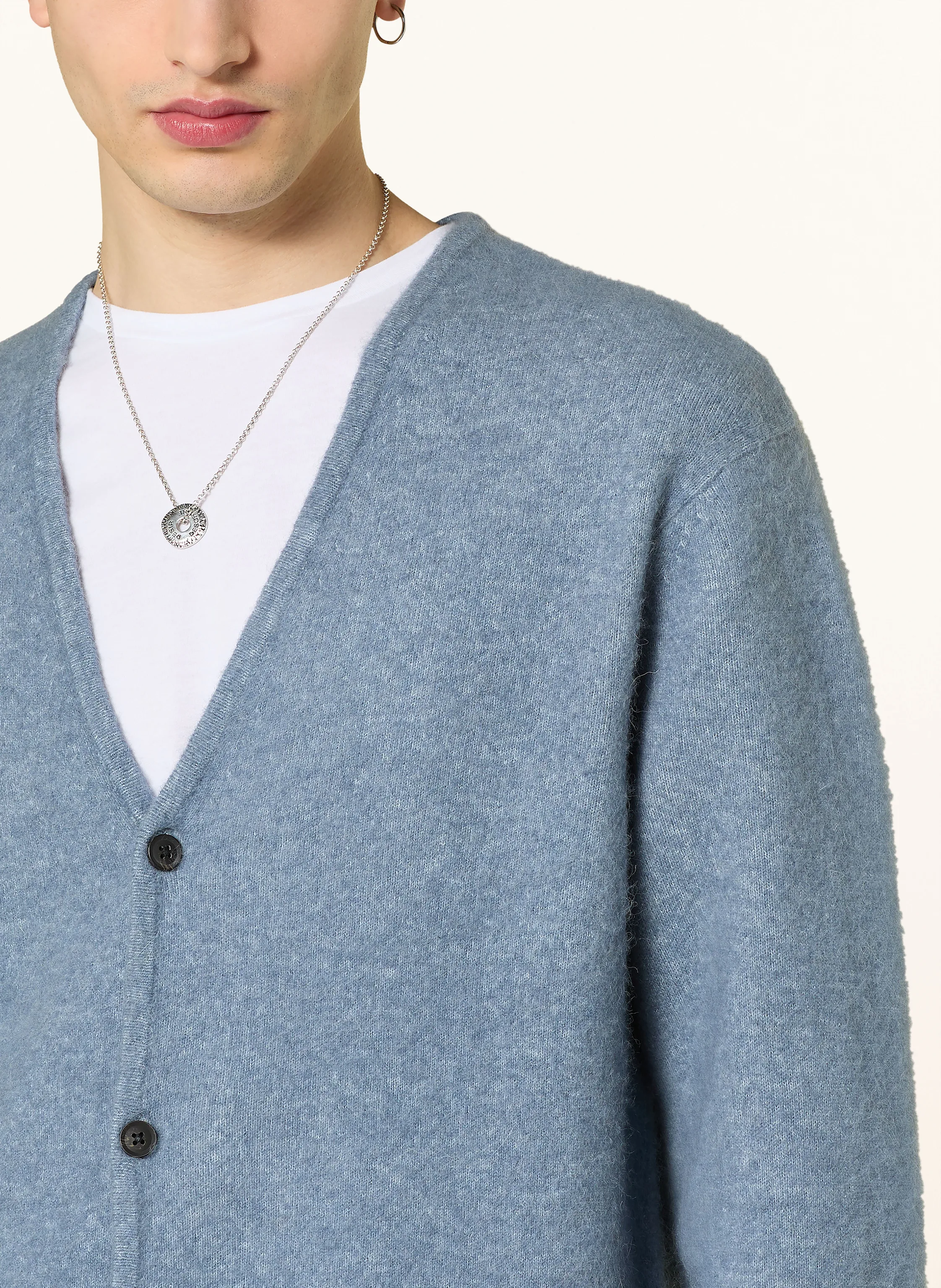 ALLSAINTS Strickjacke RENN mit Alpaka