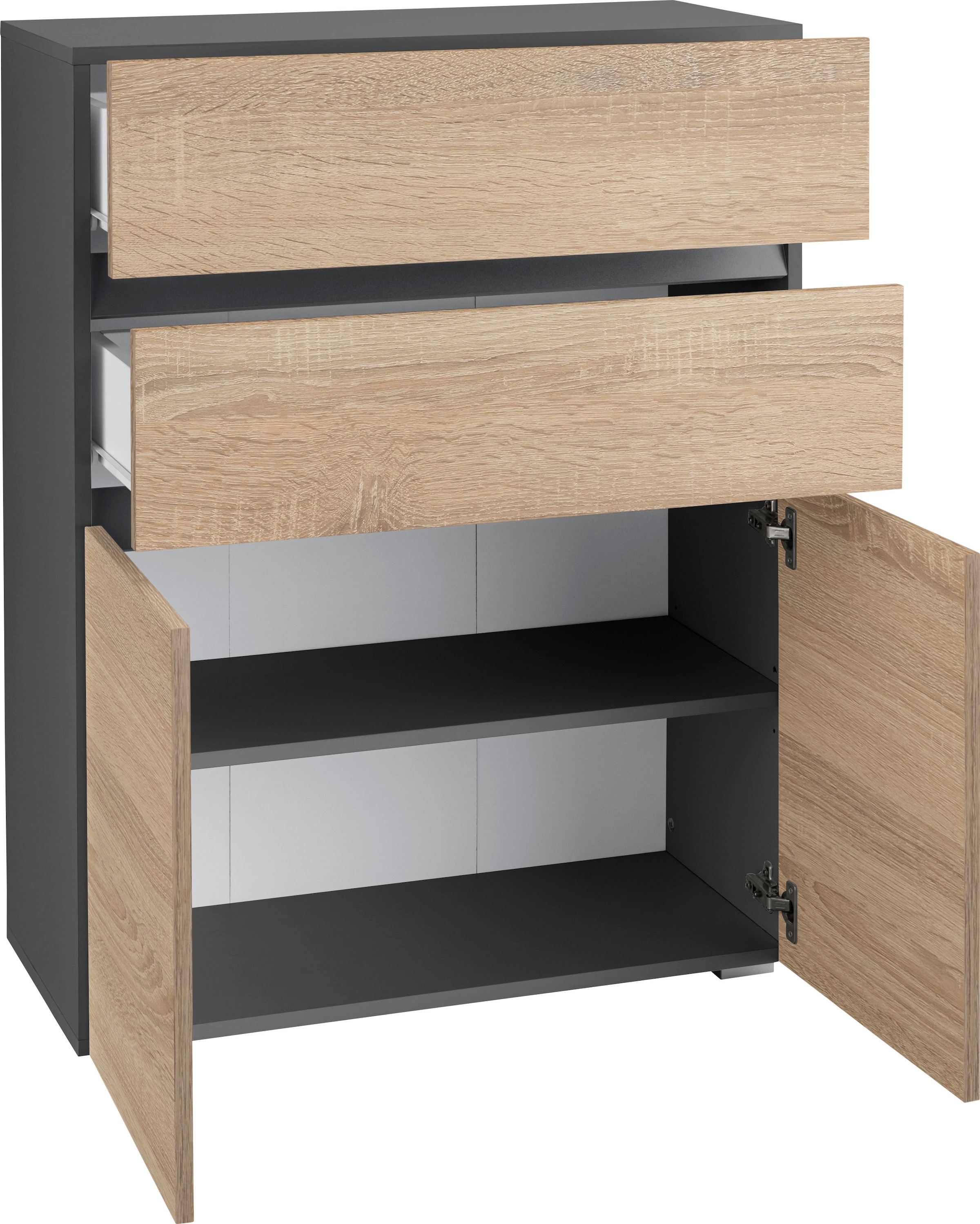 Home affaire Midischrank »Wisla« Höhe 98 cm, mit Türen & Schubkasten