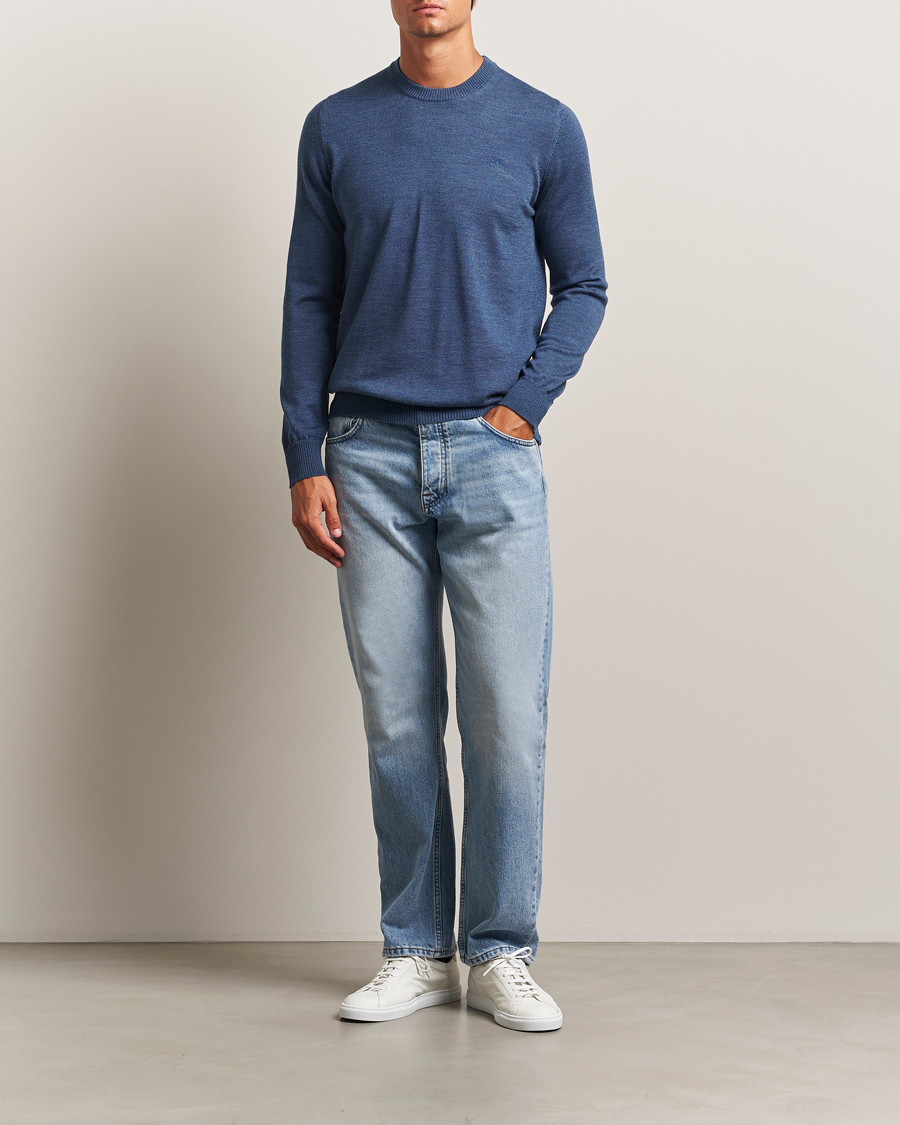 J.Lindeberg Keane Merino Crew Neck Vintage Indigo