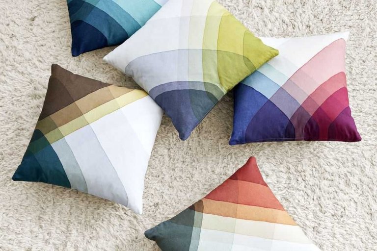 Vitra Herringbone Pillow kussen geel