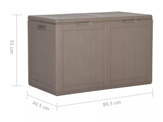 Coffre boîte meuble de marron 80.5 x 44.5 x 51 cm 02_0013016