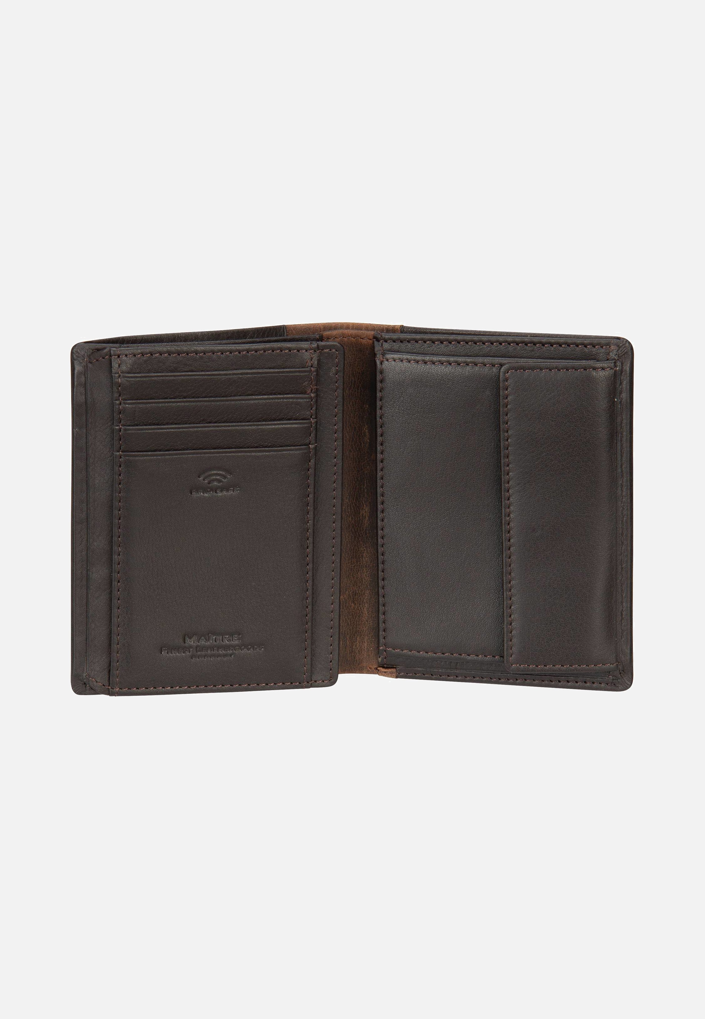 Bundenbach Hainer Billfold V8 Dark Brown - Portemonnaie