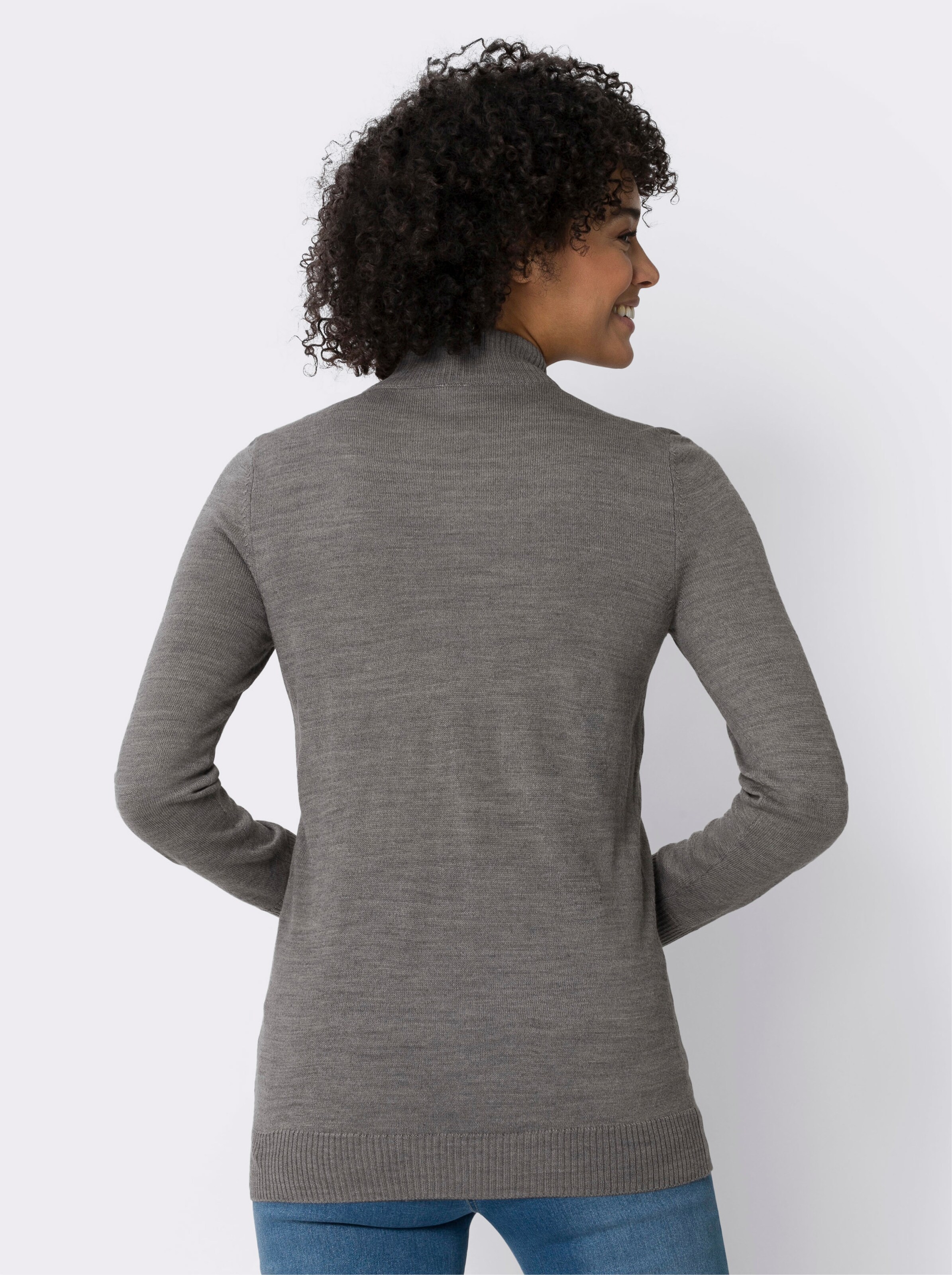 Stehkragenpullover