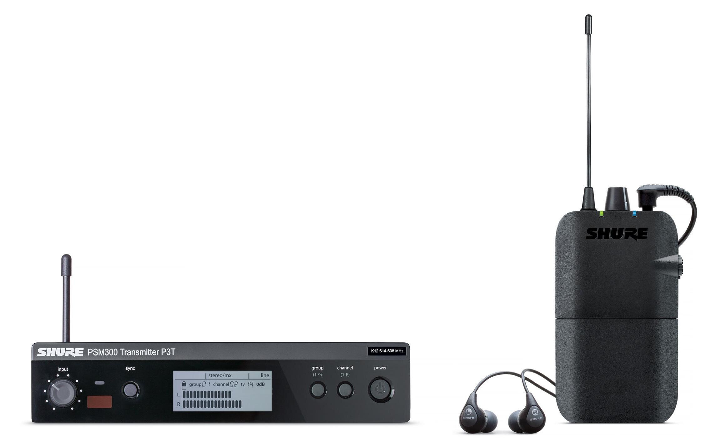 In-Ear Monitoring-System PSM300 Combo inkl. SE112<br>Kabelloses In-Ear-Monitoring-System