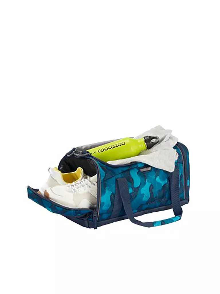 COOCAZOO Sporttasche Cloudy Camou blau
