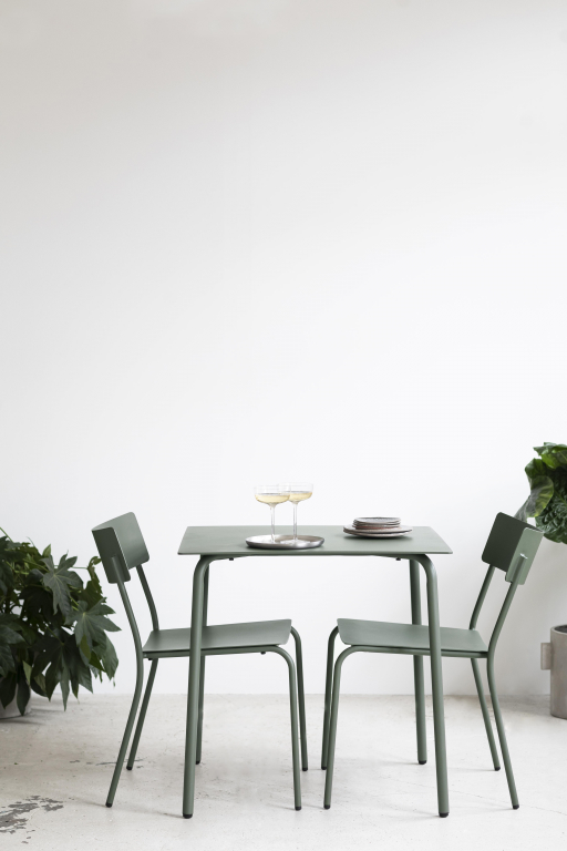 Serax August by Vincent van Duysen tuintafel 75x75 zwart