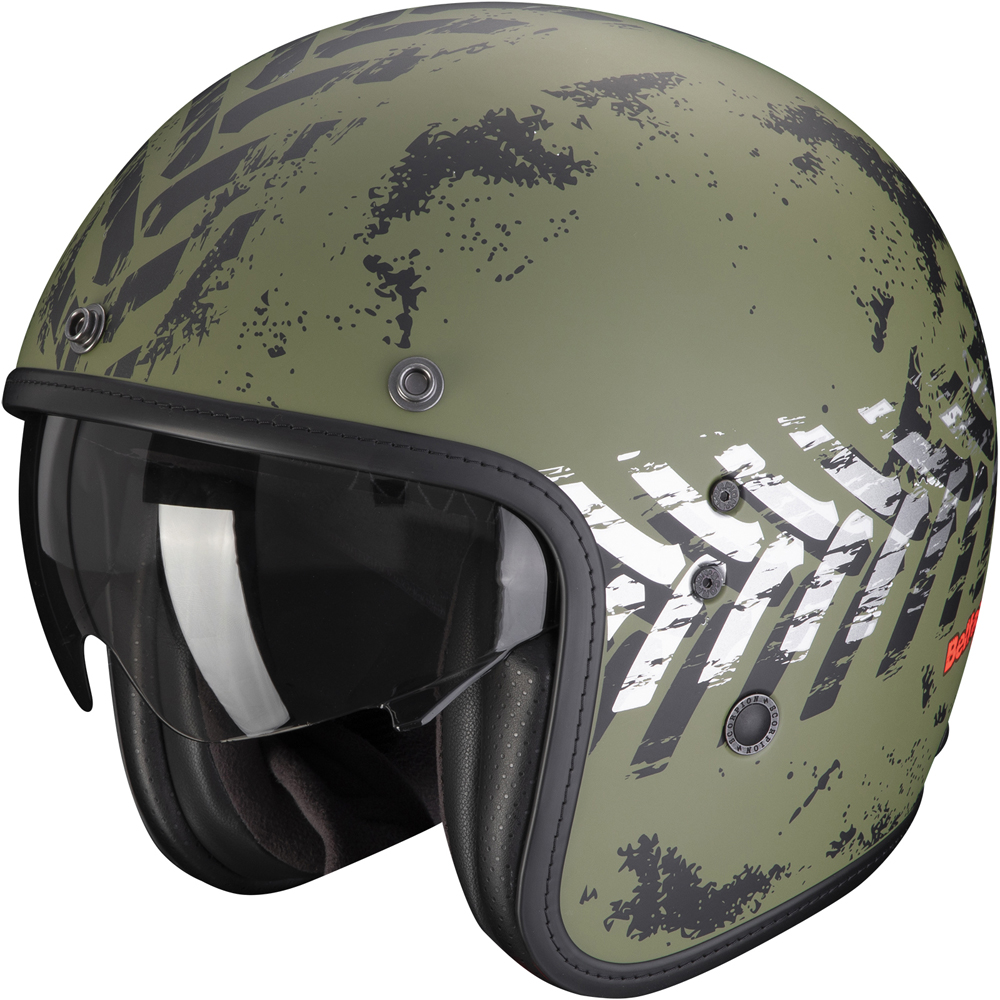 Scorpion - Casque Belfast Evo Nevada Kaki / Argent
