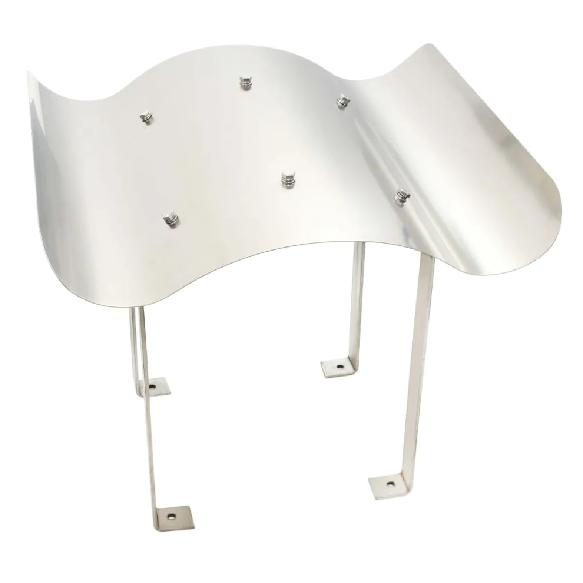 vidaXL Capot cheminée - Acier inoxydable - 60x80x39 cm