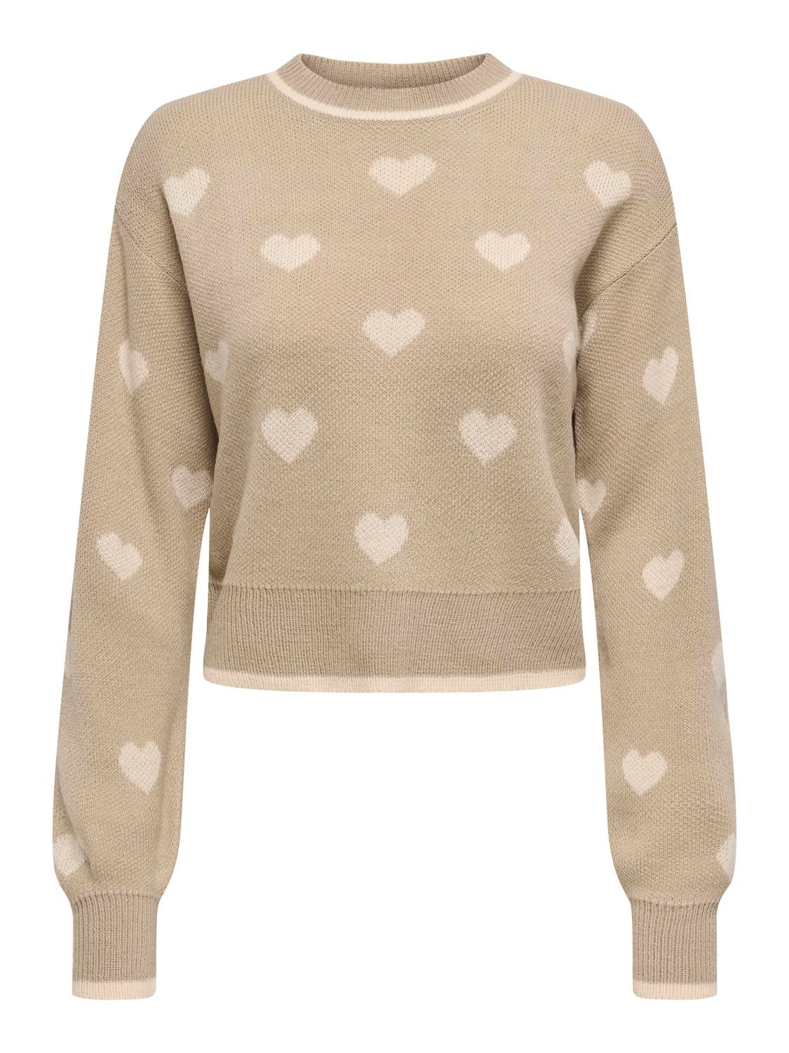 JDYROMANCE Strickpullover Crockery
