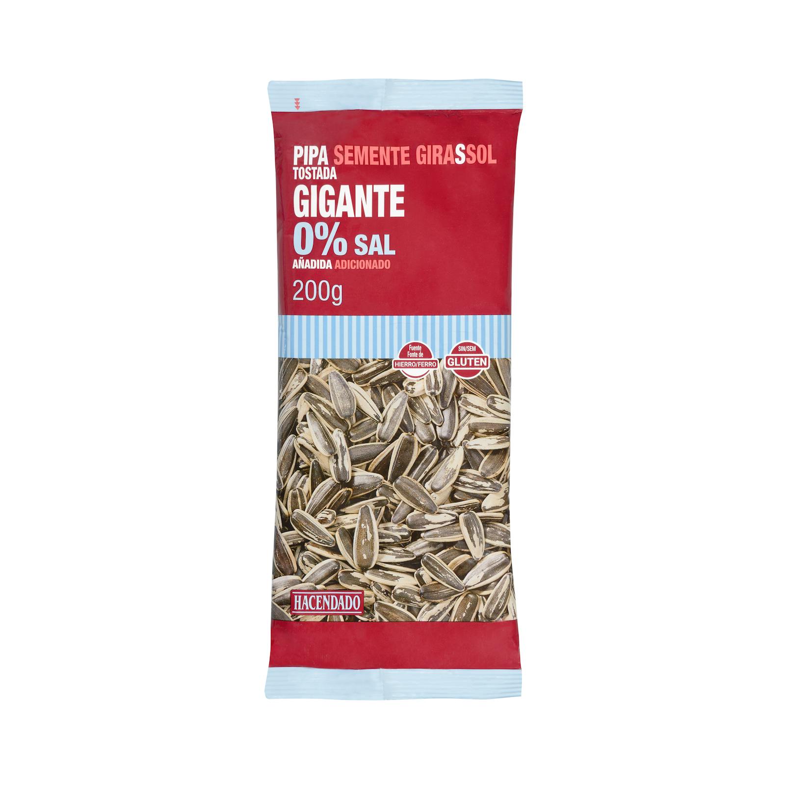 Graines de tournesol grillées Hacendado 0% sel ajouté