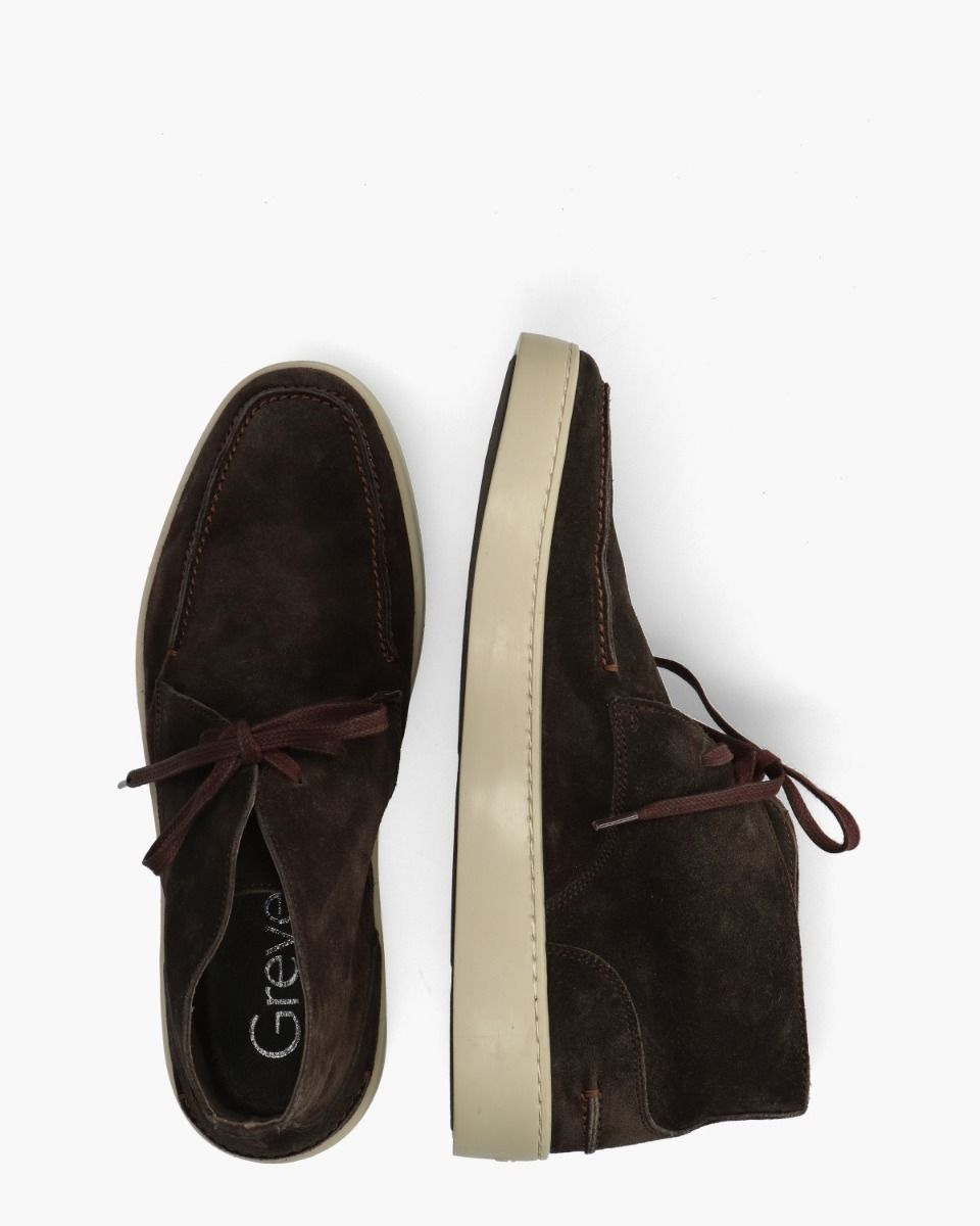 Greve Wave Donkerbruin Heren Veterboots