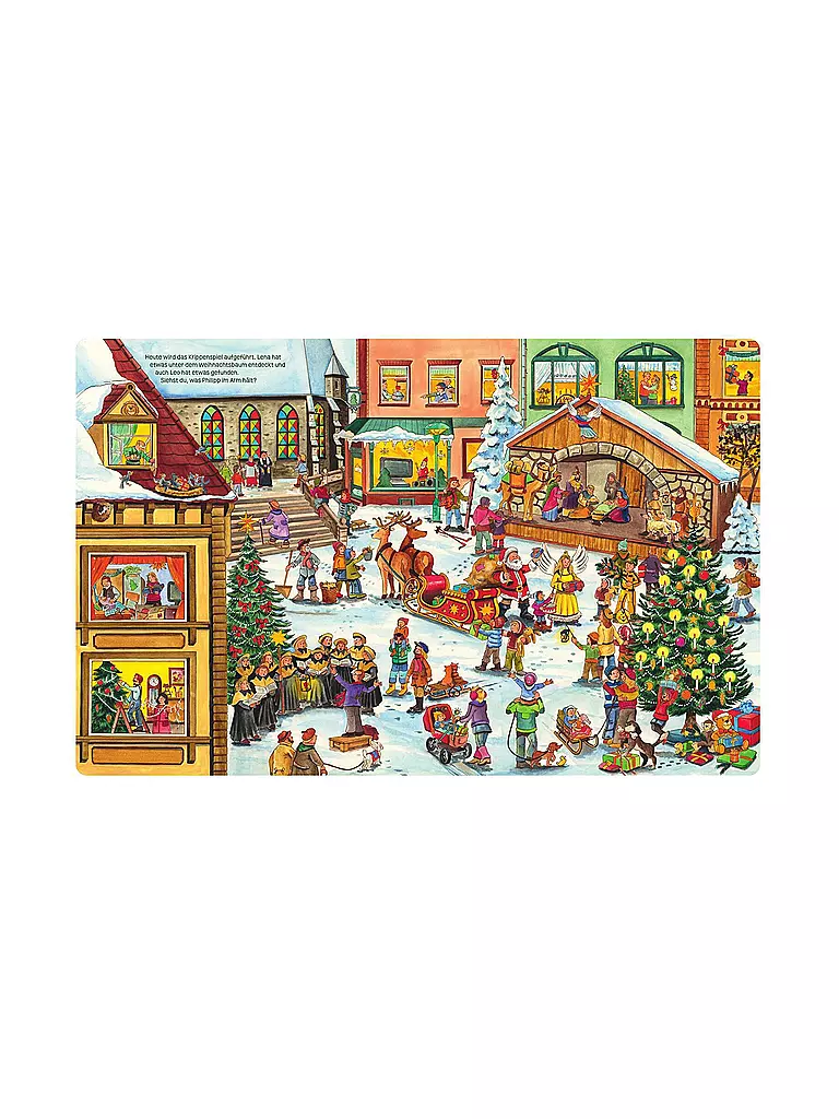 KAUFMANN VERLAG Mein großes Wimmelbilderbuch Weihnachten keine Farbe
