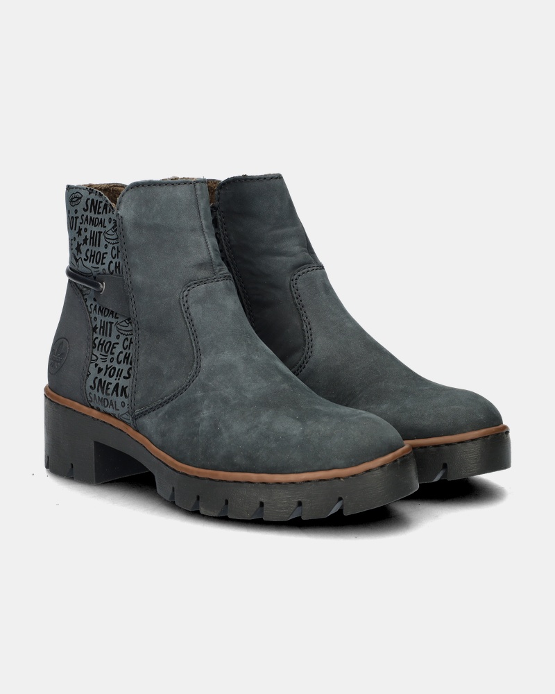 Rieker Enkellaarsjes  - blauw