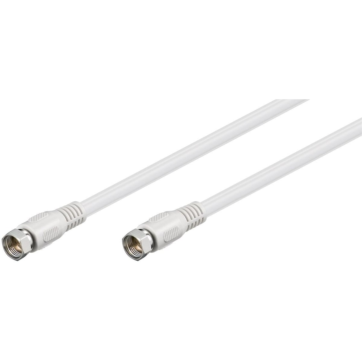 Goobay SAT-antennekabel (80 dB), 2x skjermet