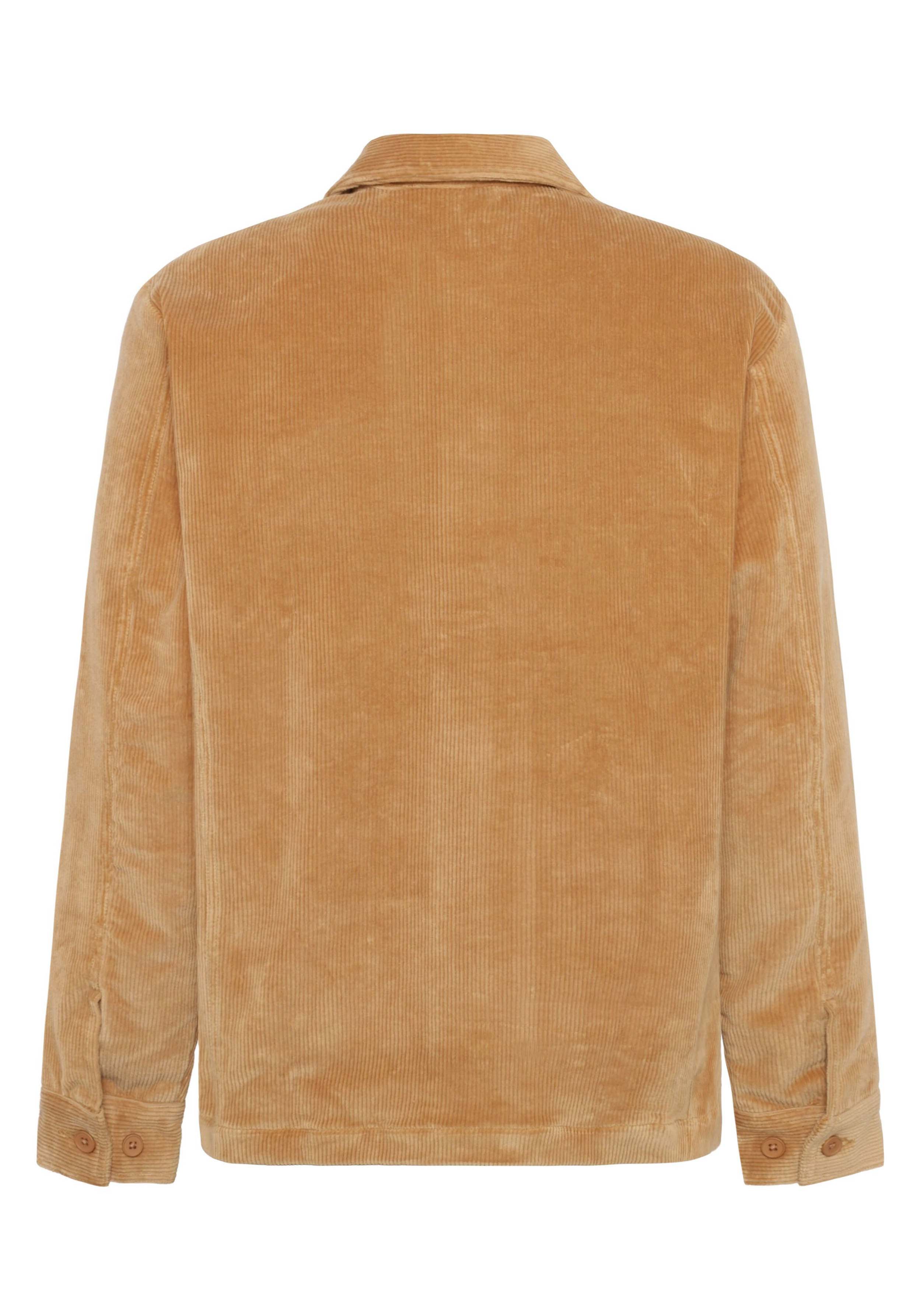 Knowledge Cotton Apparel Cord-Overshirt Apple Cinnamon