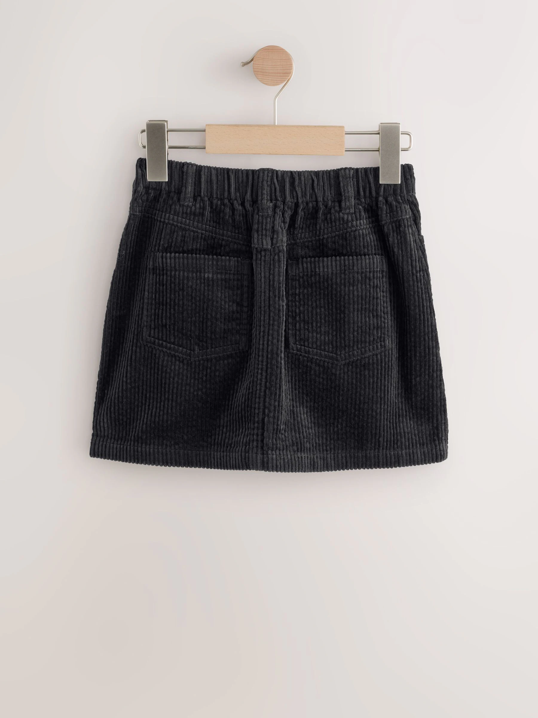Zwart - Corduroy rok (3-16jr)