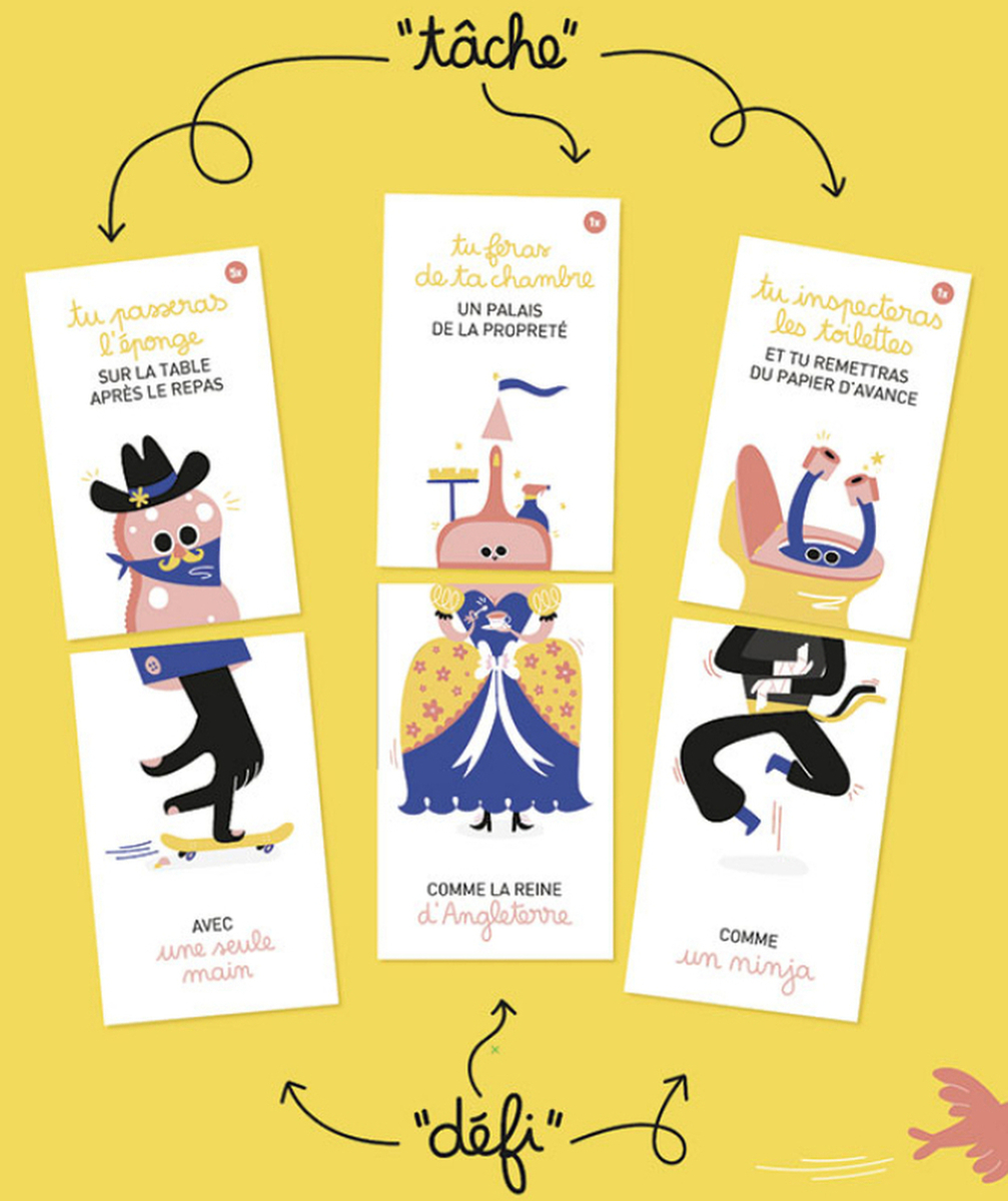 MINUSLE JEU DE 30 CARTES QUI S'Y COLLE