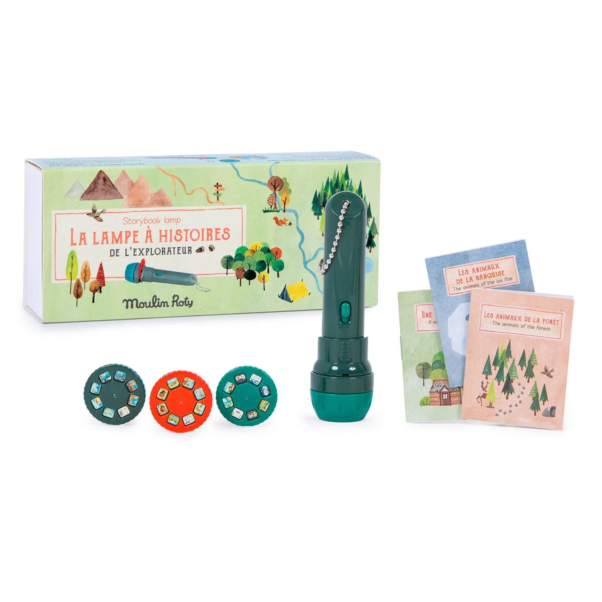 Moulin Roty Coffret Lampe à Histoire - Explorateur