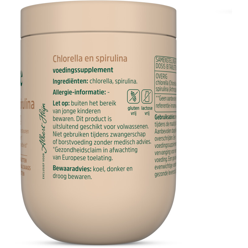 Care Chlorella & spirulina 250mg
