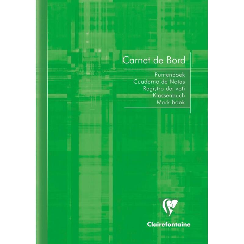 Carnet de bord enseignant piqué A5 64 pages Couleur aléatoire - Assortis