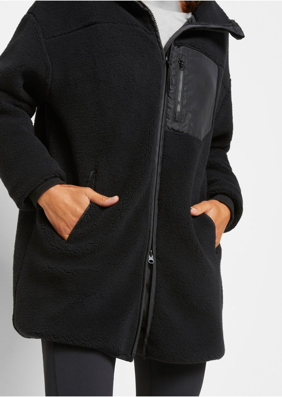 Veste en polaire peluche